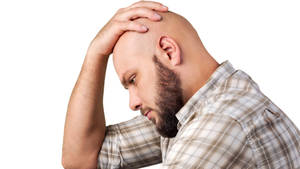 Bald Man In Distress Wallpaper