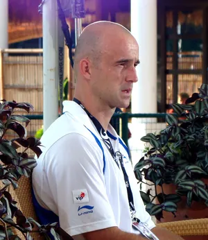 Bald Manin White Sports Jacket Wallpaper