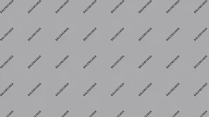 Balenciaga Gray Seamless Pattern Wallpaper
