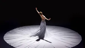 Ballerina Dancer Long Gown Photography Wallpaper
