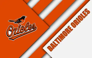Baltimore Orioles Abstract Art Wallpaper