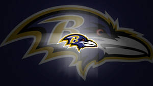 Baltimore Ravens Superimposed Logo Art Wallpaper