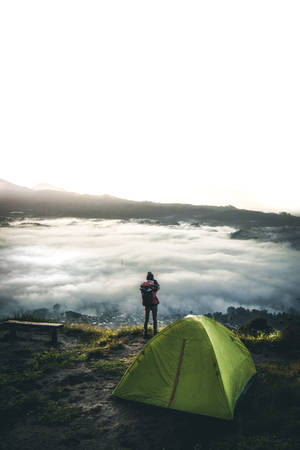 Bandung Mountain Camp Site Wallpaper