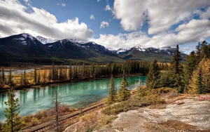 Banff National Park Mountains Wallpaper