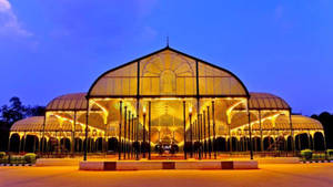 Bangalore Lalbagh At Night Wallpaper