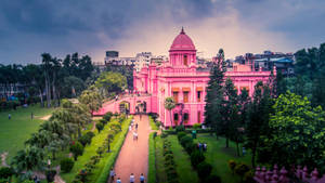 Bangladesh Ahsan Manzil Museum Aerial View Wallpaper