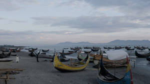 Bangladesh Traditional Wooden Boats Wallpaper