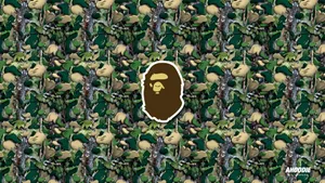 Bape Green Vine Weed Wallpaper