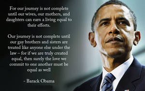 Barack Obama Quote From Speech Wallpaper