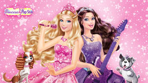 Barbie: The Princess & Popstar Wallpaper