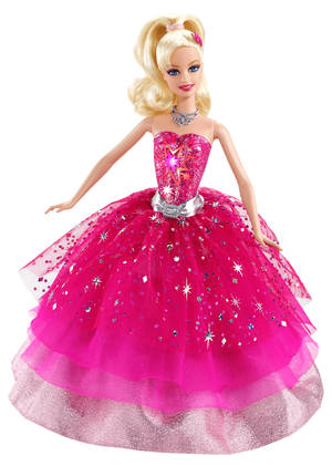Barbie Wearing A Star Dress Wallpaper