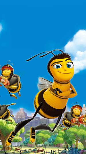 Barry B. Benson From The Animated Bee Movie Wallpaper