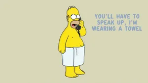 Bart And Lisa Simpson Having Fun Together Wallpaper