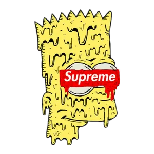 Bart Simpson Having A Psychedelic Experience Wallpaper