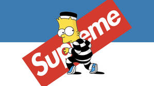 Bart Simpson Supreme Dope Laptop Wallpaper