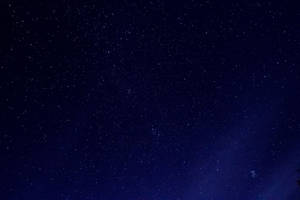 Basic Dark Blue Sky Stars Wallpaper