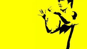 Basic Yellow Art Bruce Lee Wallpaper