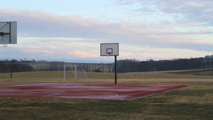 Basketball Court University Park Wallpaper