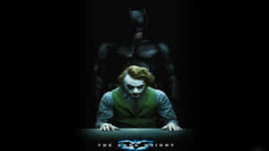 Batman About To Interrogate Joker Dark Knight Hd Wallpaper
