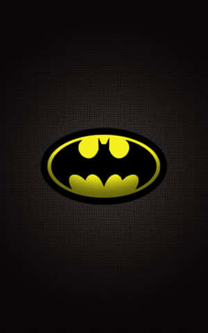 Batman Android Black And Yellow Logo Wallpaper