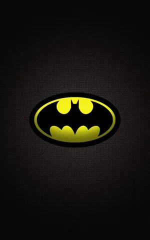 Batman Android Black And Yellow Logo Wallpaper