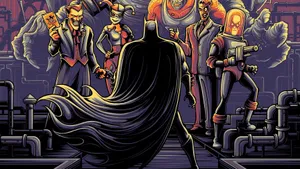 Batman Animated Series Offical Poster Art Desktop Wallpaper