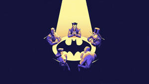 Batman Animated Spotlight Villain Desktop Wallpaper