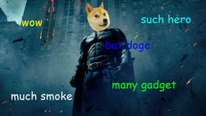 Batman Becomes Doge Wallpaper