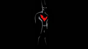 Batman Beyond Standing Fan Art Wallpaper
