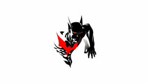 Batman Beyond White Desktop Wallpaper