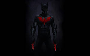 Batman Beyond With Red Daggers Wallpaper