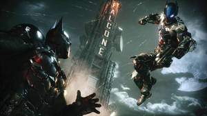 Batman Fight Scene Arkham City 4k Wallpaper