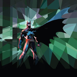 Batman Geometric Art Wallpaper
