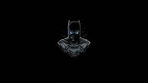 Batman Glowing Eyes Amoled Desktop Wallpaper