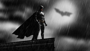 Batman Rainy Night Poster Wallpaper