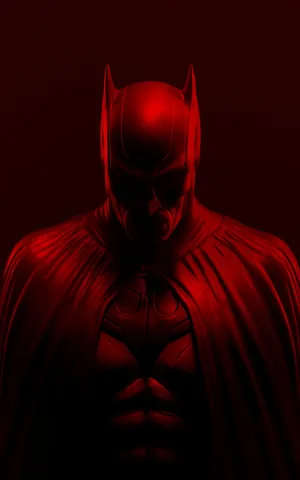 Batman Red Rising Phone Art Wallpaper