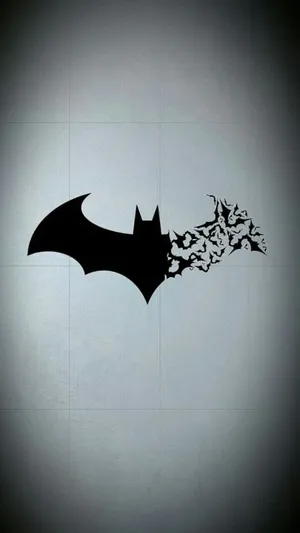 Batman_ Symbol_ Shattered_ Effect Wallpaper