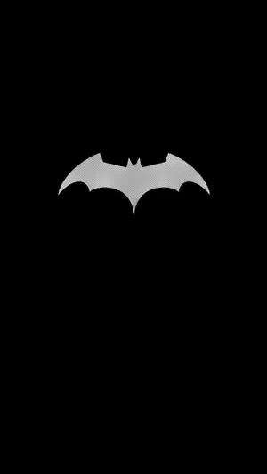 Batman Symbolon Black Background Wallpaper