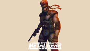 Battle-ready Solid Snake - Metal Gear Solid Hero Wallpaper