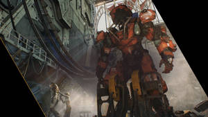 Battle Robot In Anthem Game Wallpaper