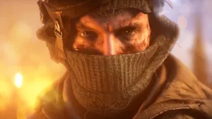 Battlefield 5 Male Soldier Fire Wallpaper