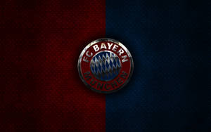 Bayern Munich Dark Steel Logo Wallpaper