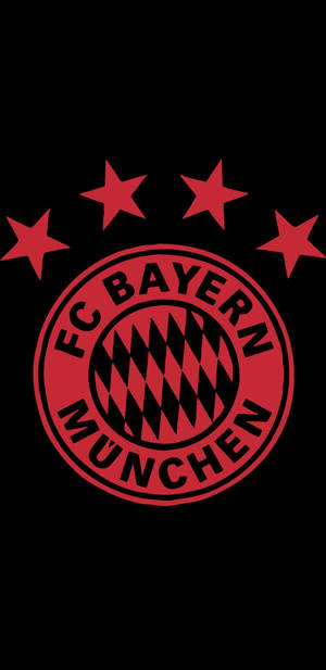 Bayern Munich Logo Black Red Wallpaper