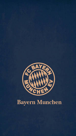 Bayern Munich Logo Blue Gold Wallpaper