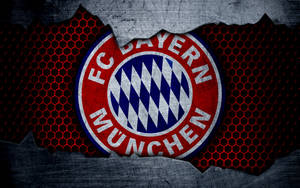Bayern Munich Metal Honeycomb Logo Wallpaper