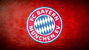 Bayern Munich Red Metal Logo Wallpaper
