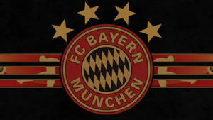 Bayern Munich Stars Logo Flag Wallpaper