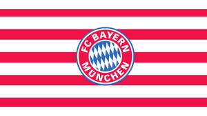 Bayern Munich White Red Stripes Wallpaper