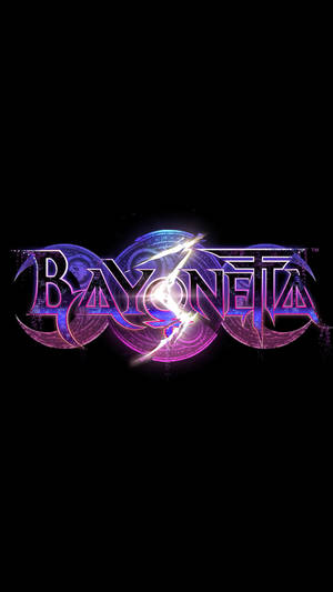 Bayonetta Purple Title Poster Wallpaper