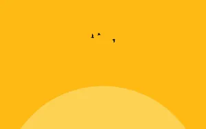 Be Bright And Cheerful With This Cute Yellow Desktop Wallpaper Wallpaper